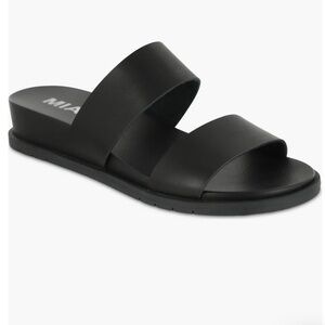 MIA Black Women's Yelena Slide Sandals